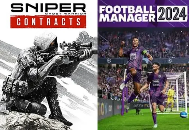 Sniper Ghost Warrior and Football Manager 2024 - Thumbnail
